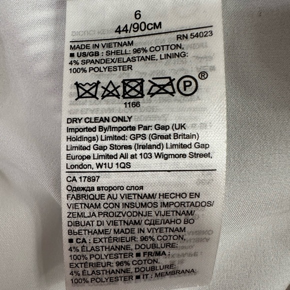 Banana Republic Striped Seersucker High Low Ruffle Hem Lined Midi Skirt size 6 - Picture 10 of 16